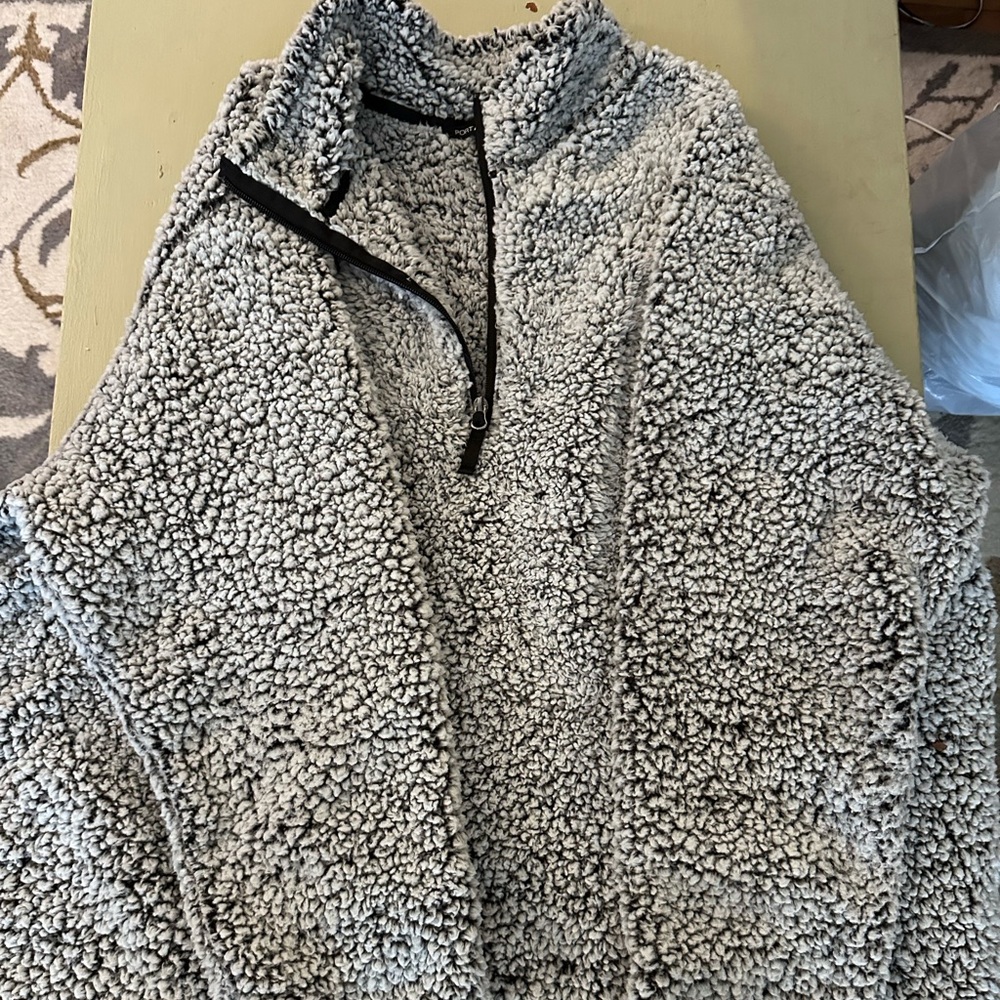 Port Authority Gray Sherpa Sweater